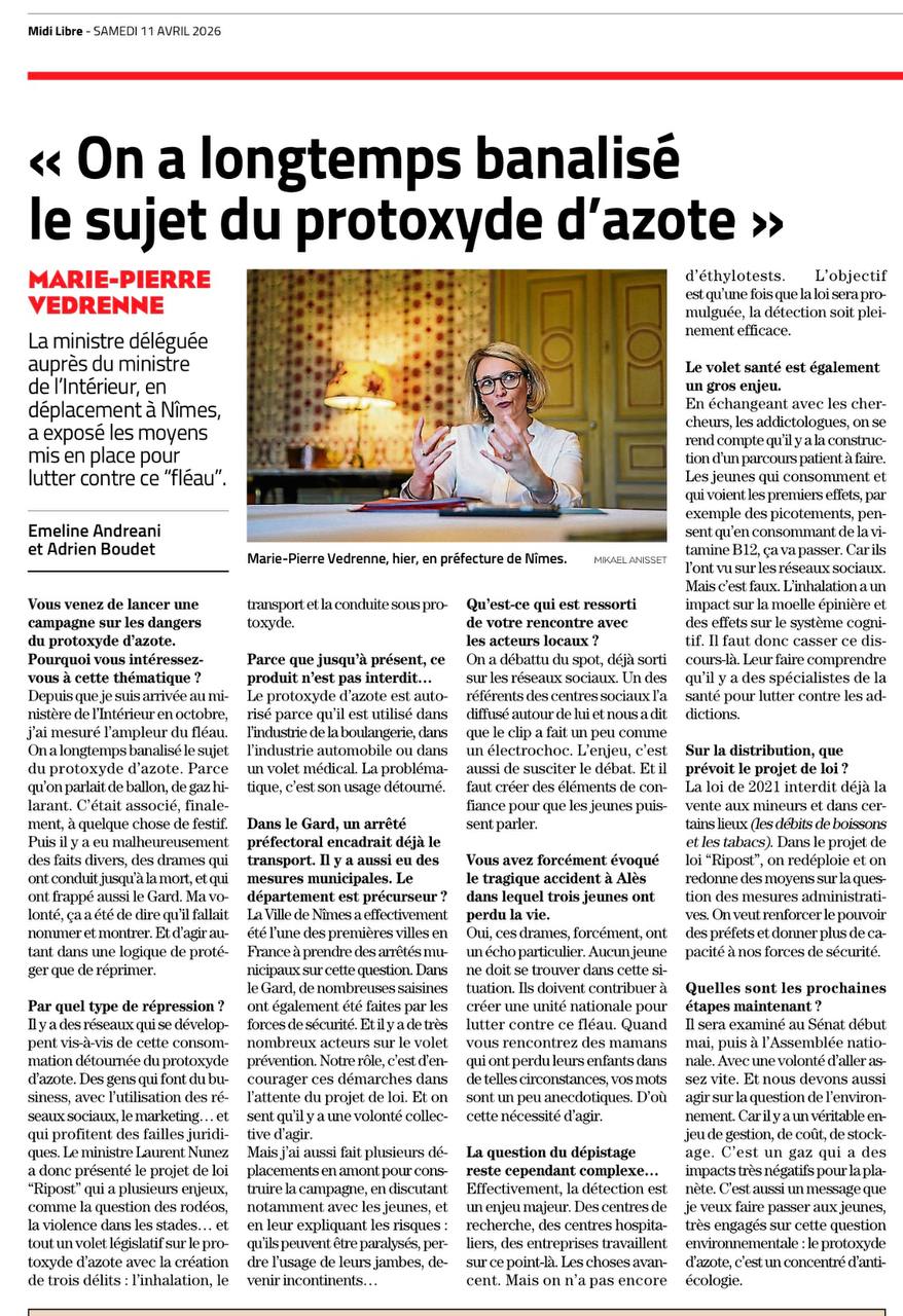 paru dans le Midi Libre